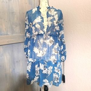 NWT 🩷 Pink Diamond Floral Sheer Dress